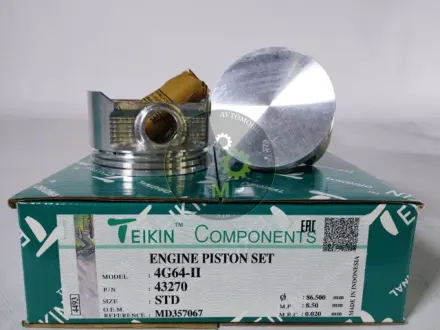 Фото поршні стандарт (STD) (к-кт на мотор) Mitsubishi 4G64-II TEIKIN 43270STD Поршні стандарт (STD) (к-кт на мотор) Mitsubishi 4G64-II TEIKIN 43270STD