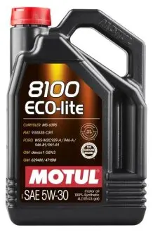 8100 ECO-LITE SAE 5W30 (4 Л) 839554/107251/ MOTUL 108213