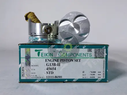 Фото поршні стандарт (STD) (к-кт на мотор) Suzuki G13B-II TEIKIN 45654STD Поршні стандарт (STD) (к-кт на мотор) Suzuki G13B-II TEIKIN 45654STD