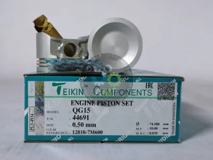 Фото поршні ремонт (+0.50 мм) (к-кт на мотор) Nissan QG15 TEIKIN 44691050 Поршні ремонт (+0.50 мм) (к-кт на мотор) Nissan QG15 TEIKIN 44691050