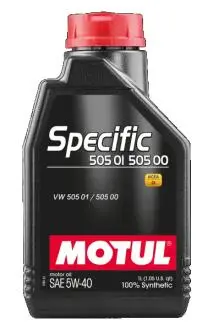 Фото 1 - олива моторна 5W-40 1L SPECIFIC VW 505.01, VW502.00, FORD WSS-M2C917-A MOTUL 101573 Олива моторна 5W-40 1L SPECIFIC VW 505.01, VW502.00, FORD WSS-M2C917-A MOTUL 101573 (фото 1)
