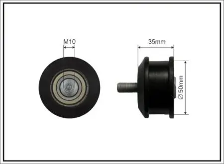 Фото ролик ГРМ Sens 245-1006121(пласм. ролик подш FAG) CAFFARO 447-99 Ролик ГРМ Sens 245-1006121(пласм. ролик подш FAG) CAFFARO 447-99