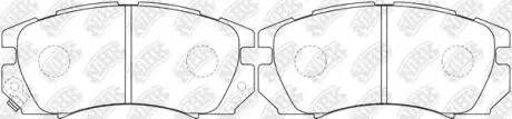 Колодки тормозные передние Subaru Impreza, Legasy NiBK PN7247
