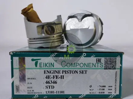 Фото поршні STD (к-кт на мотор) 4E-FE Toyota Corolla TEIKIN 46346STD Поршні STD (к-кт на мотор) 4E-FE Toyota Corolla TEIKIN 46346STD