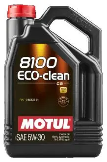 Олива мот 5W30 5L 8100 ECO-CLEAN C2 API SM/CF,ACEA A5/B5/C2 =841551 MOTUL 101545