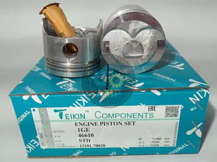 Фото поршні стандарт (STD) (к-кт на мотор) Toyota 1GE TEIKIN 46610STD Поршні стандарт (STD) (к-кт на мотор) Toyota 1GE TEIKIN 46610STD