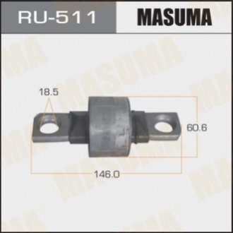 Сайлентблок передній заднього поздовжнього важеля MASUMA RU-511 (фото 1)