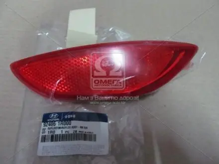 Катафот бампера зад пр Solaris 4DR Hyundai/Kia/Mobis 92406-1R000