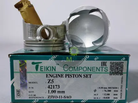 Фото поршні +1.00 mm (к-кт на мотор) Mazda 323 Z5 TEIKIN 42173100 Поршні +1.00 mm (к-кт на мотор) Mazda 323 Z5 TEIKIN 42173100