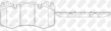 Колодки передние Range Rover, Defender NEW NiBK PN0567