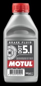 Гальмiвна рiдина DOT-5.1 0.5L MOTUL 100950