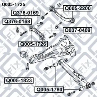 Деталь Розпродаж! Пошкоджена упаковка Q-fix Q0051726