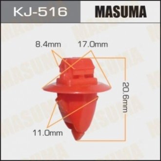 Клипса (пластиковая крепежная деталь) MASUMA KJ-516