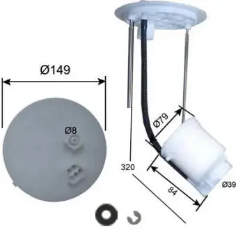 Фильтр топливный Lexus RX, Highlander JS ASAKASHI FS21008