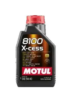 Олива моторна 5W-40 1L 8100 X-CESS ACEA A3/B4, VW 502.00+505.00 =368201 MOTUL 102784