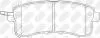 Колодки тормозные задние Infiniti QX56, QX80 Nissan Patrol Y62 NiBK PN0554 (фото 1)