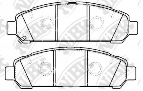 Колодки тормозные передние VENZA NiBK PN21003