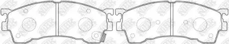 Колодки тормозные передние MAZDA NiBK PN5239