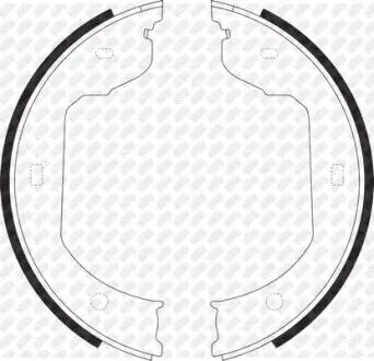 Колодки ручника BMW, VAG NiBK FN0589