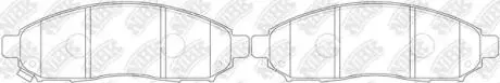 Колодки передние R51/D40 NiBK PN2517