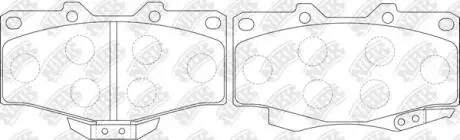 Колодки передние NiBK PN1387