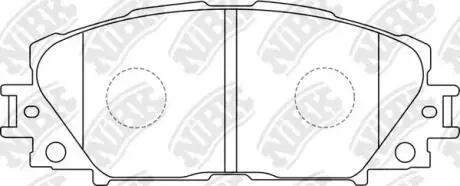Колодки передние NiBK PN1508