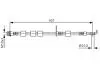 Гальмівний шланг FORD B-Max/Fiesta \'\'FL \'\'1,0-1,6 \'\'12>> BOSCH 1987481700 (фото 1)