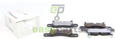 Колодки гальмівні (задні) VW Touareg/Porsche Cayenne 10- (187.4x76)(Brembo)(з низьким продукуванням пилу) ZIMMERMANN 247219701