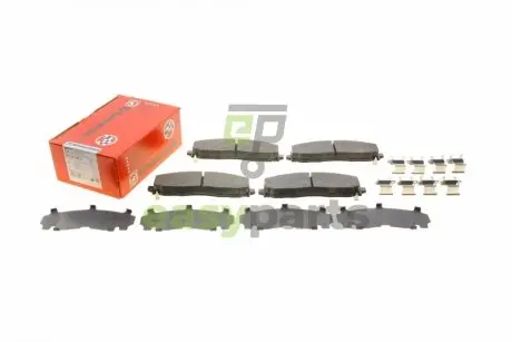 Колодки гальмівні (передні) Jeep Wrangler 2.0/2.2 17-/Fiat Freemont 11- ZIMMERMANN 253781852