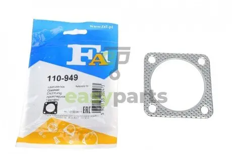 Прокладка труби вихлопної VW LT 2.4TD 82-96 Fischer Automotive One (FA1) 110-949