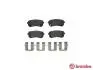 Гальмівні колодки зад. Accent/Ceed/Cerato/Creta/i20 (05-21) BREMBO P30 068 (фото 2)