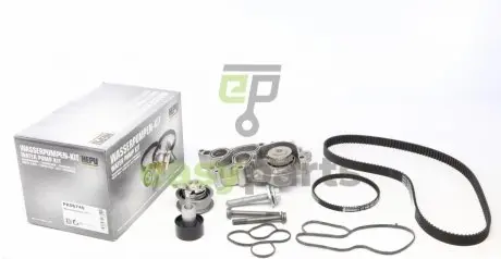 Комплект ГРМ + помпа Audi A3 1.4TFSI 12-14/Seat Ibiza IV/V/Skoda Fabia III/VW Polo 1.0TSI 14- HEPU PK06740
