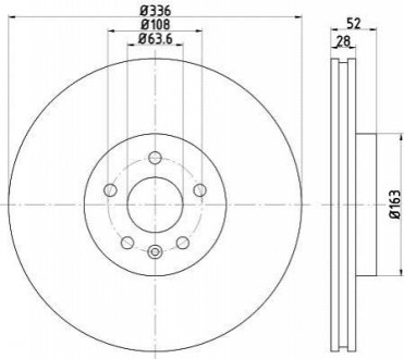 Тормозной диск TEXTAR 92168203 (фото 1)