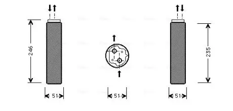 Осушитель кондиционера AVA COOLING RT D094