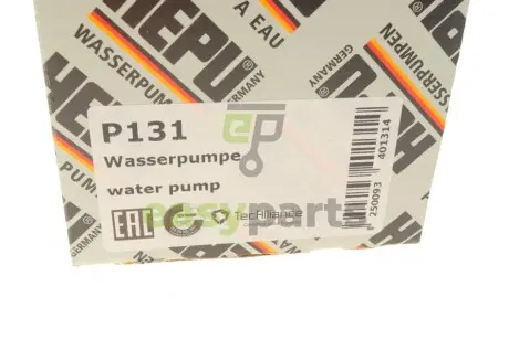 Помпа води Mitsubishi Colt 1.1/1.3/1.5 04-12/Lancer VIII 1.5-1.6 08-/Citroen C4 1.6 12- HEPU P131