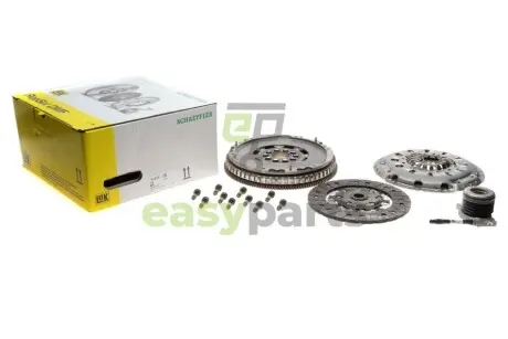 Демпфер + комплект зчеплення Volvo C70/S60/S80/V70/XC70 2.3/2.4 97-10 (+ вижимний) LuK 600 0214 00