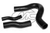 Патрубок системи охолодження ДВС Fiat Panda / Citroen Nemo 1.3 D (03 -) (комплект 3шт) (09386) Metalcaucho