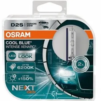 (к-кт 2шт) Лампа ксенон 85V D2S 35W P32d-2 XENARC® COOL BLUE® INTENSE (Next Gen) 6200K OSRAM 66240CBN-HCB