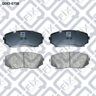КОЛОДКИ ТОРМОЗНЫЕ ПЕРЕДНИЕ ДИСКОВЫЕ Q-fix Q0930758