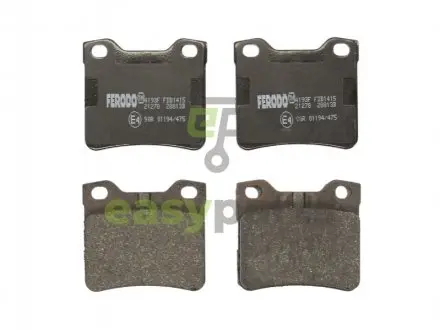 Гальмівні колодки задн. PEUGEOT 406/605/607 FERODO FDB1415
