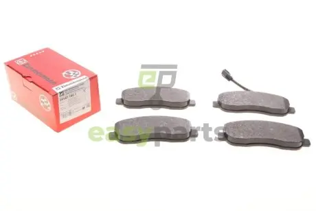 Колодки гальмівні (передні) Renault Master III/Opel Movano B 10- (Brembo) (з датчиком) ZIMMERMANN 251471801