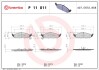 Комплект тормозных колодок, дисковый тормоз BREMBO P11 011 (фото 1)