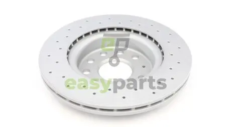 Диск гальмівний (передній) Audi A3/Skoda Octavia II/VW Caddy/Golf V 04- (280x22)(з отворами)(вент) ZIMMERMANN 600323352