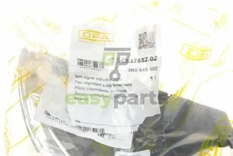 Повторювач повороту на дзеркало VW Golf VI 08-12 (R) DPA 89491785702