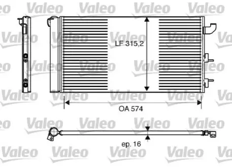 Конденсер Valeo 818162