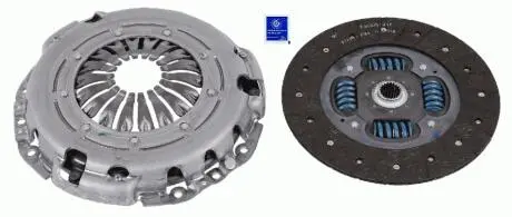 Комплект зчеплення (242 ммx21) Renault Master 98-,Opel Movano 2.8DTI 98- SACHS 3000 950 602