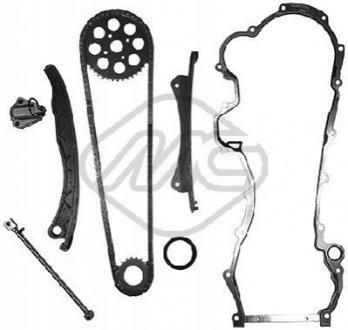Комплект ланцюга приводу з прокладкою Opel,Fiat 1.3CDTI Z13DT/DTJ Metalcaucho 05239