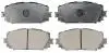 Тормозные колодки передние (18.2mm) Toyota Yaris 1.0/1.8 06- Denckermann B110959 (фото 1)