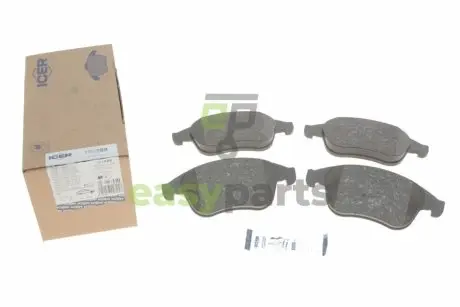 Колодки гальмівні (передні) Renault Laguna III 07-/Scenic III 08-/Samsung QM5 06- ICER 181859