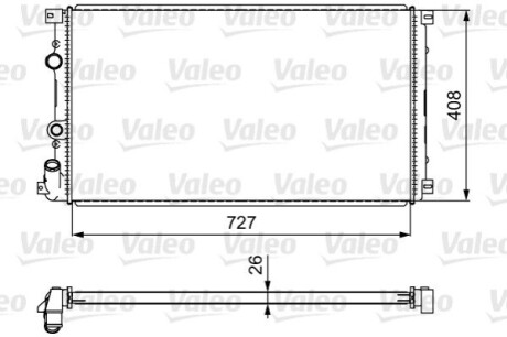 Радіатор Renault Master II 1.9dCi/2.8dTi 98- Valeo 732798 (фото 1)